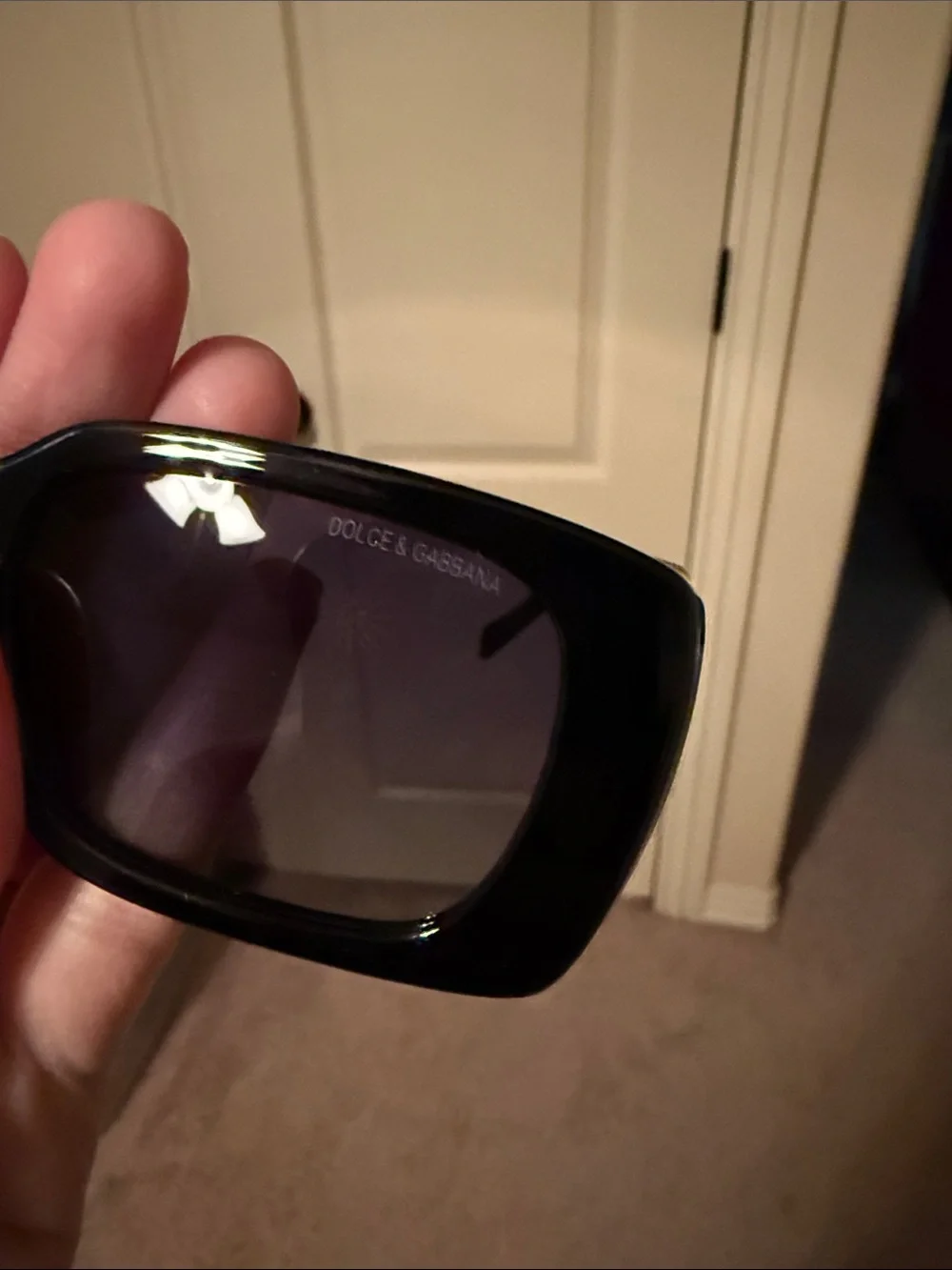 Black Sunglasses with Gold Accent - Men's Fashion Accessory